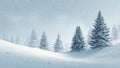 Snowy Tree Serenity Royalty Free Stock Photo