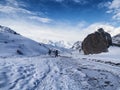 Snowy Trekking Route to Gorak Shep