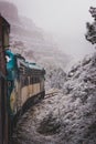 Snowy Verde Canyon Railroad Royalty Free Stock Photo