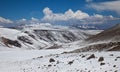 Snowy Views enroute to Colca Canyon Royalty Free Stock Photo