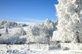 Snowy, winter country