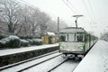 Snowy winter in Dublin