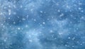 Snowy Winter texture with ice and snow flakes