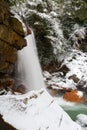 Winter View of Davis Falls - Appalachian Waterfall - Davis, West Virginia