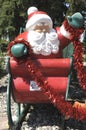 Santa Claus statue at the Christmas store in Frankenmuth, Michigan