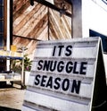 Snuggle season Royalty Free Stock Photo