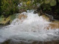 Soa Mengeruda hot springs in Bajawa, East Nusa Tenggara, Indonesia with clear water and beautiful views