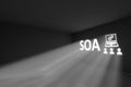 SOA rays volume light concept