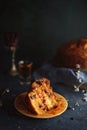 Soaked Rum Cake Royalty Free Stock Photo