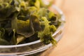 Soaked wakame seaweed Royalty Free Stock Photo