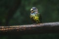 Soaking Wet Scaly-headed parrot