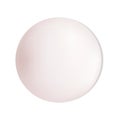 Soap bar isolated, solid piece. Pink circle shape bar