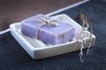 Soap bar with natural ingredients