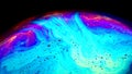 Soap bubble abstract art patterns