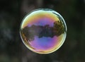 Beautifull Soap bubble close-up