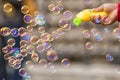 Soap bubble pistol