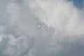 soap bubble in the sky Royalty Free Stock Photo