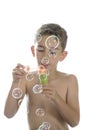 Soap bubbles Royalty Free Stock Photo