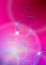 Soap Bubbles abstract vector background