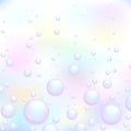 Soap bubbles background