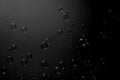 Soap bubbles on the dark background Royalty Free Stock Photo