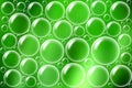 Soap bubbles on green background image .jpg Royalty Free Stock Photo