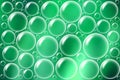 Soap bubbles on green background image .jpg