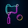 soap bubbles in nolan style icon. Simple thin line, outline vector of birthday icons for ui and ux, website or mobile application