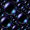 Soap bubbles seamless background. Royalty Free Stock Photo