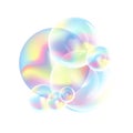 Soap bubbles vector