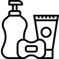 Soap and Cleanser icon, Supermarket and Shopping mall related vector