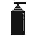 Soap dispenser bottle icon simple vector. Sprayer mist
