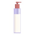 Soap dispenser tube icon cartoon vector. Foam water