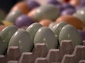 Soap factory colorful eggs shape