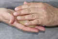 Soap hand washing for virus infection protection Royalty Free Stock Photo