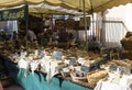 Soap and herbs Stall Royalty Free Stock Photo