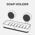 SOAP HOLDER Vector Illustration Handdrawn