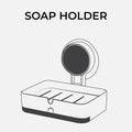 SOAP HOLDER Vector Illustration Handdrawn