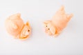 Soap pig white background Royalty Free Stock Photo