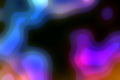 Soap shining slime of liquid abstract gradient texture or background 3D illustration - soft focus background design template