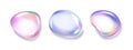 Soap water bubble, liquid drop effect
