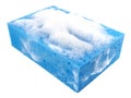 Soapy bath sponge Royalty Free Stock Photo
