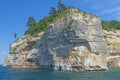 Soaring Cliffs on a Picturesque Lakeshore Royalty Free Stock Photo