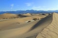 Death Valley National Park, Morning Light on Soaring Mesquite Flats Sand Dunes, California, USA Royalty Free Stock Photo