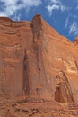 Soaring Red Rock Cliffs in the Desert