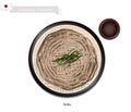 Soba or Japanese Style Noodles with A Dipping Sauce