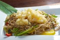 Soba Noodle and Tempura Seafood a