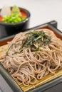 Soba ramen is buckwheat noodles, japanese style food.