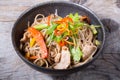 Soba wok noodles Royalty Free Stock Photo