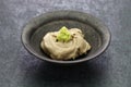 Sobagaki is a japanese dish of boiled fresh buckwheat flour, like a polenta.